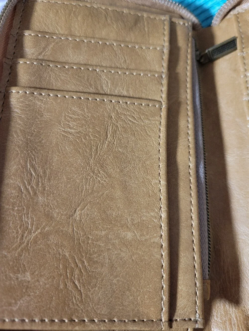 Beige With Design Wallet - Picture 6 of 7